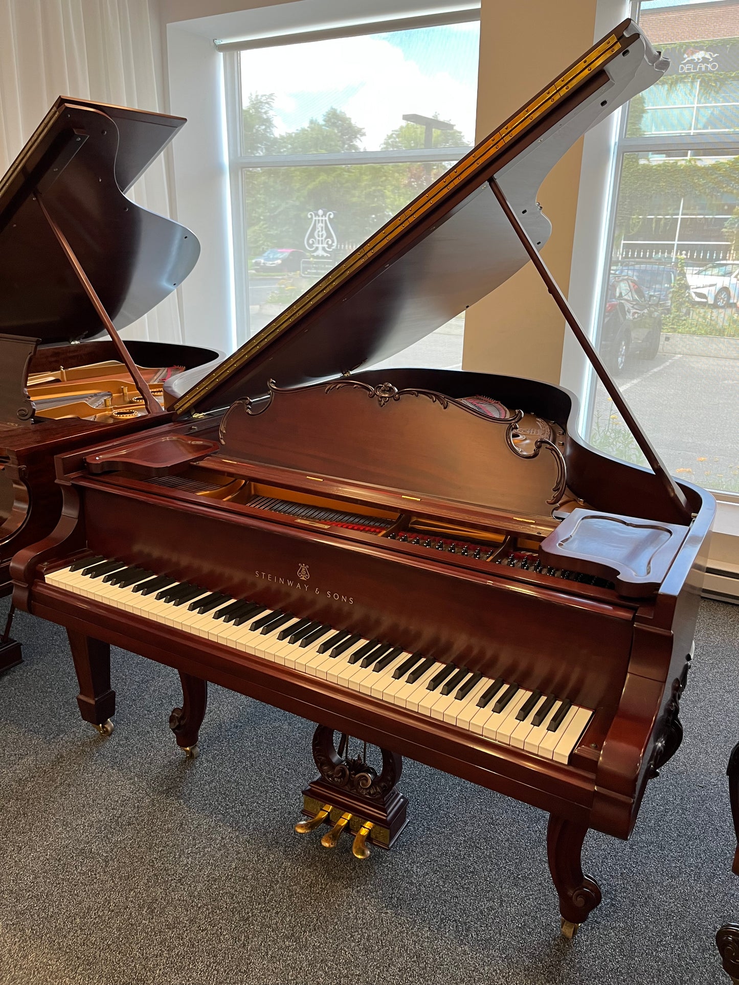 Steinway & Sons modèle A3 – 6’4’’ NY (1917) QA acajou