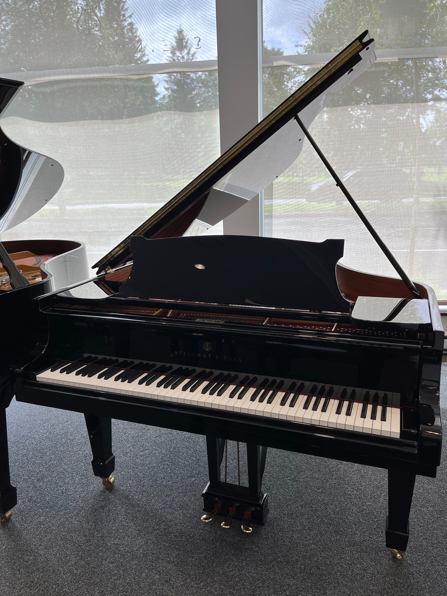 Steinway & Sons modèle M – NY (1923) noir poli