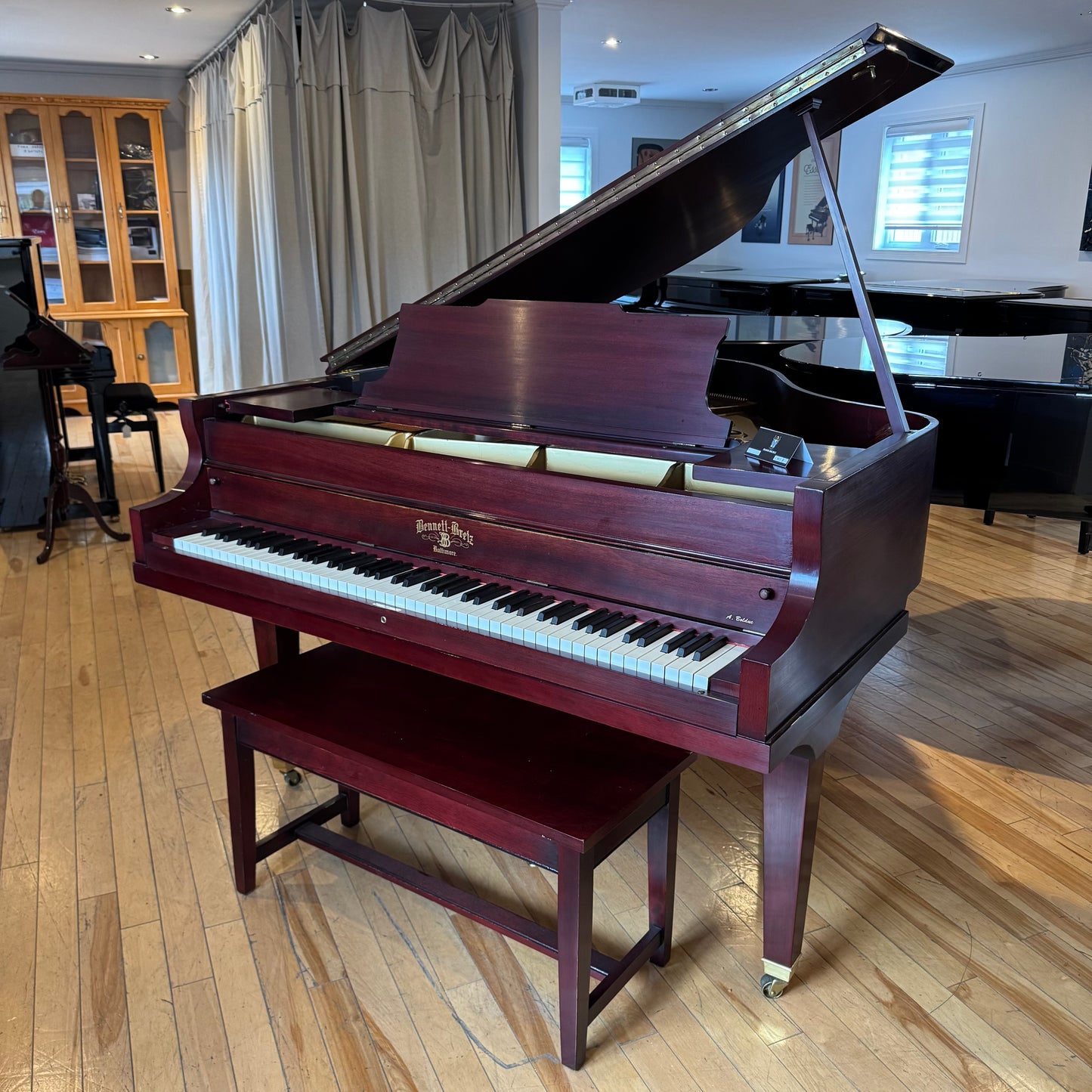Piano à queue Bennett-Bretz – 5 pieds (152 cm)
