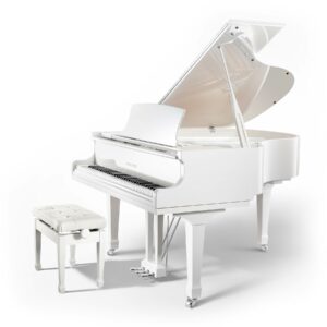 Pearl River White Traditional Grand Piano GP-170
