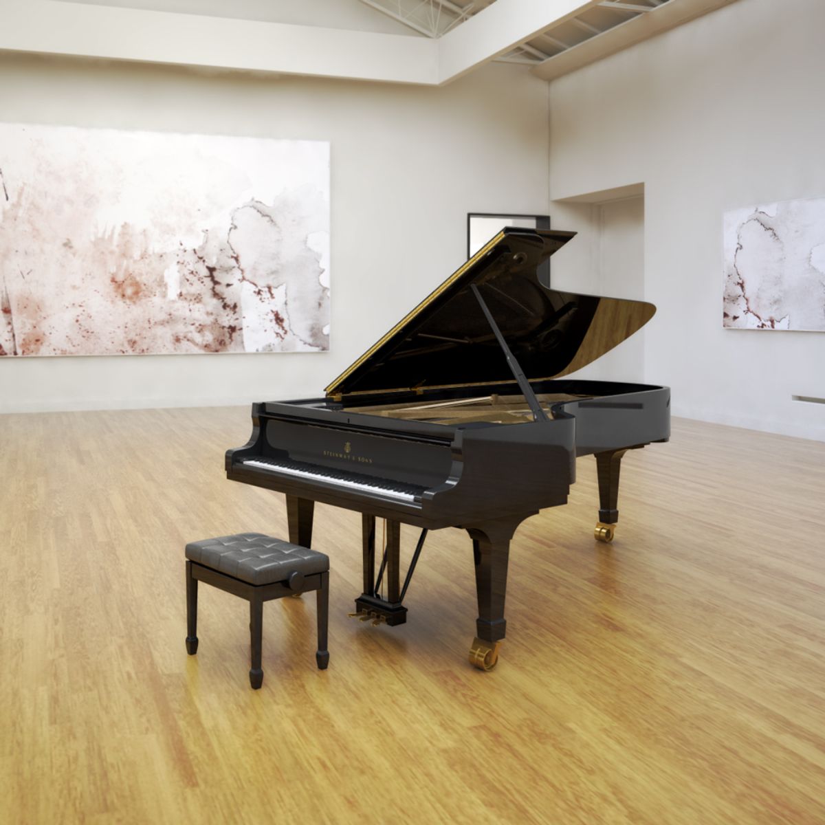 Steinway & Sons Concert Grand Piano Model D - 9'