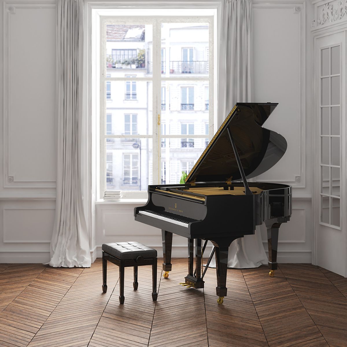 Piano à queue Steinway & Sons modèle S-155 – Le plus petit