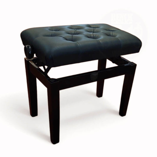 Banc de piano SONATA PRO réglable (Ébène poli)