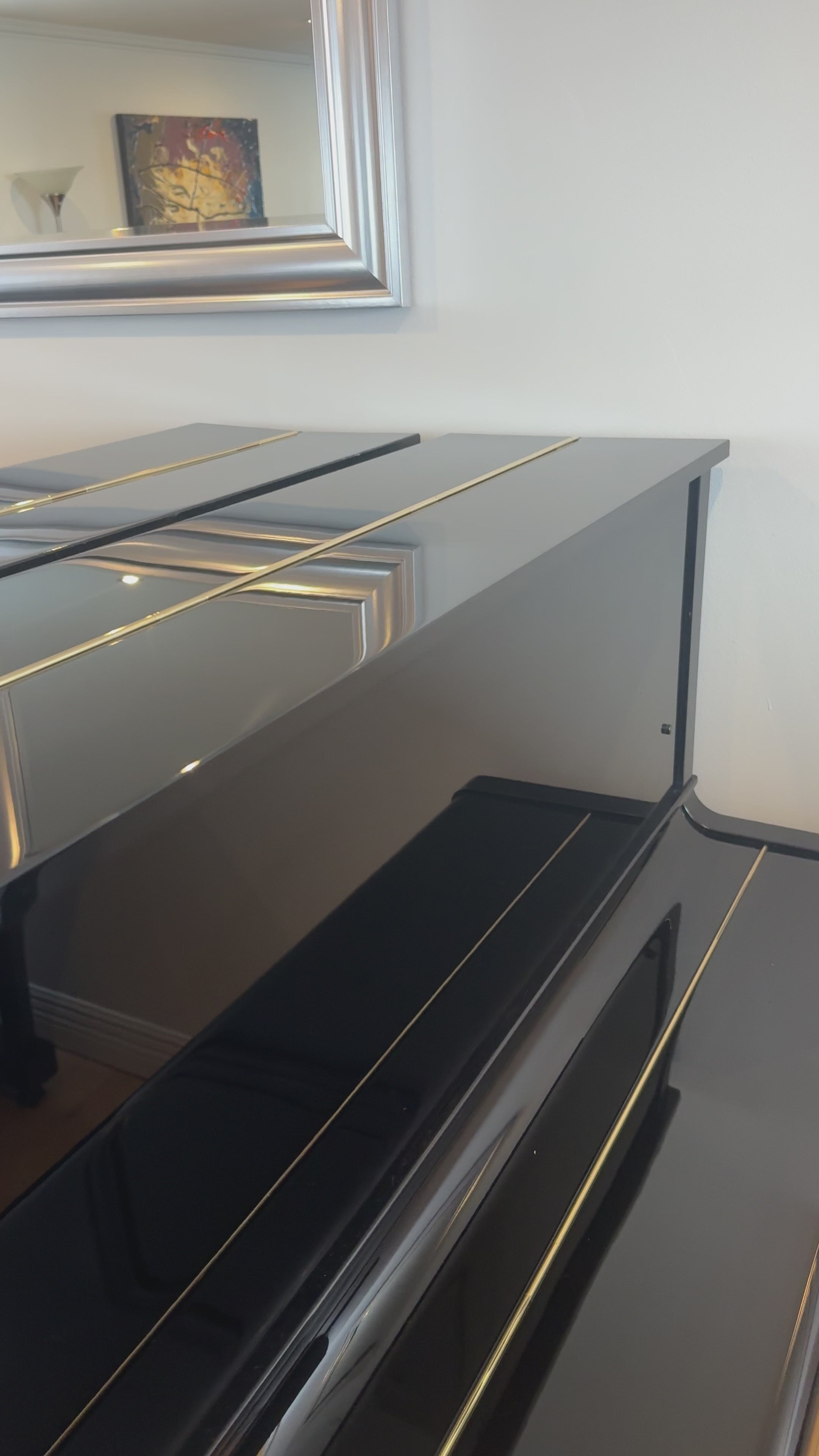 Load video: Yamaha U1 Upright Pianos – Refurbished 48"