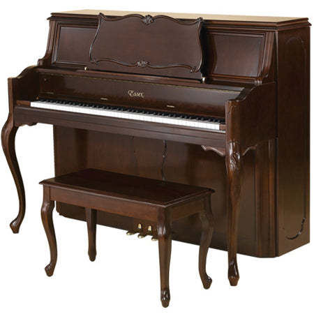 Formal French Upright Piano - Closed Rack